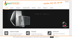 Desktop Screenshot of ekoenergija.eu
