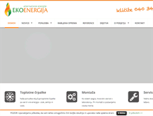 Tablet Screenshot of ekoenergija.eu
